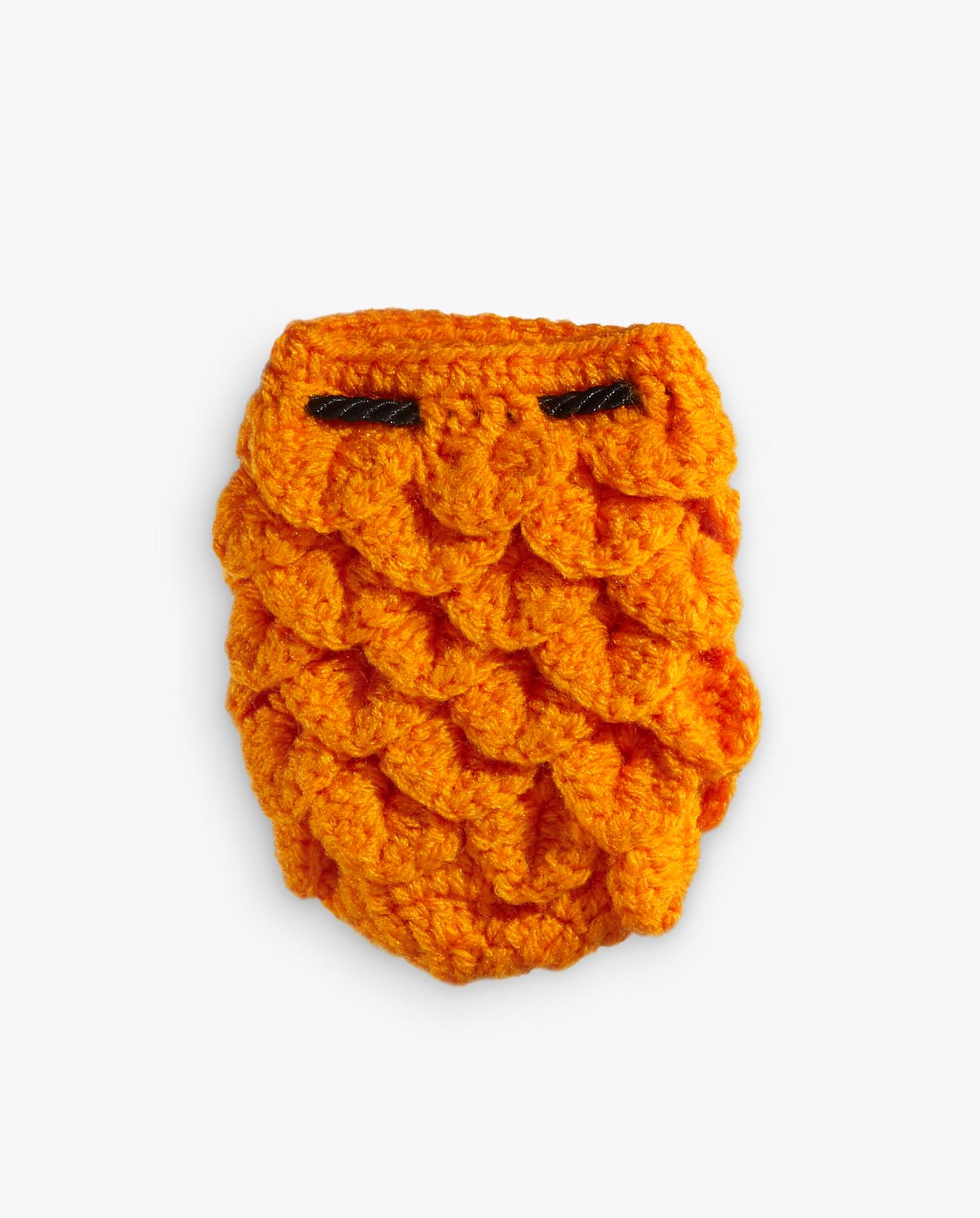 Crocheted dragon scale bag